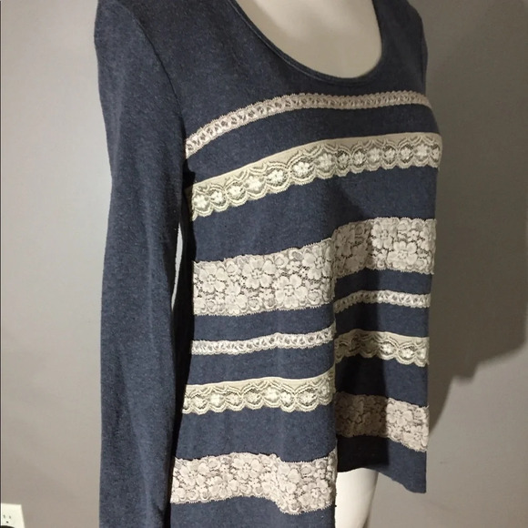 Lily White Lightweight Pointelle Sweater S - Picture 7 of 11